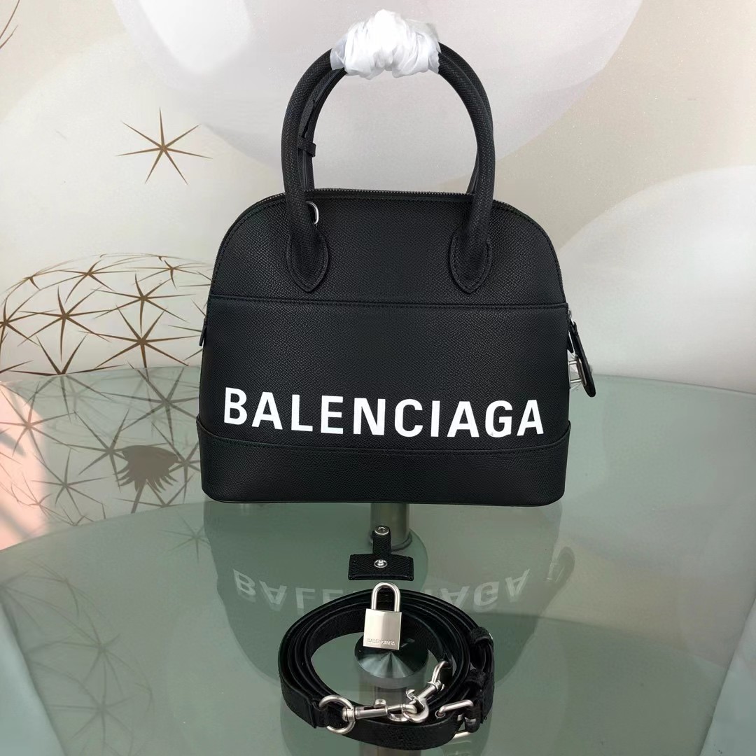 Balenciaga Ville Kleine Handtasche für Damen in Schwarz/Weiß (19–21–8 cm) - EUR FASHION