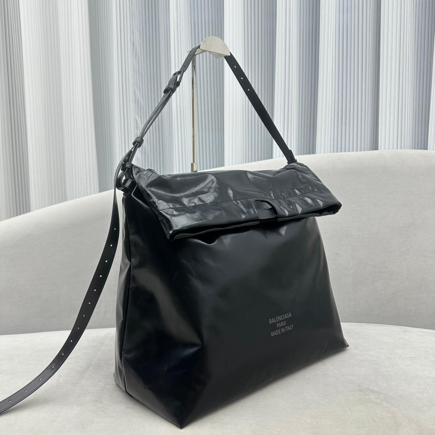 Balenciaga Trash Bag Großer Beutel in Schwarz (37-40-52 cm) - EUR FASHION