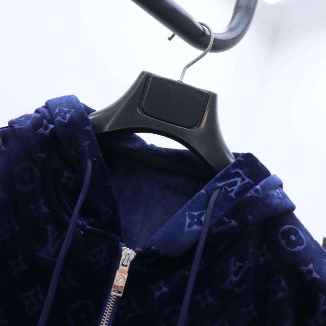 Louis Vuitton Trainings-Hoodie und Trainingshose mit Reißverschluss - EUR FASHION