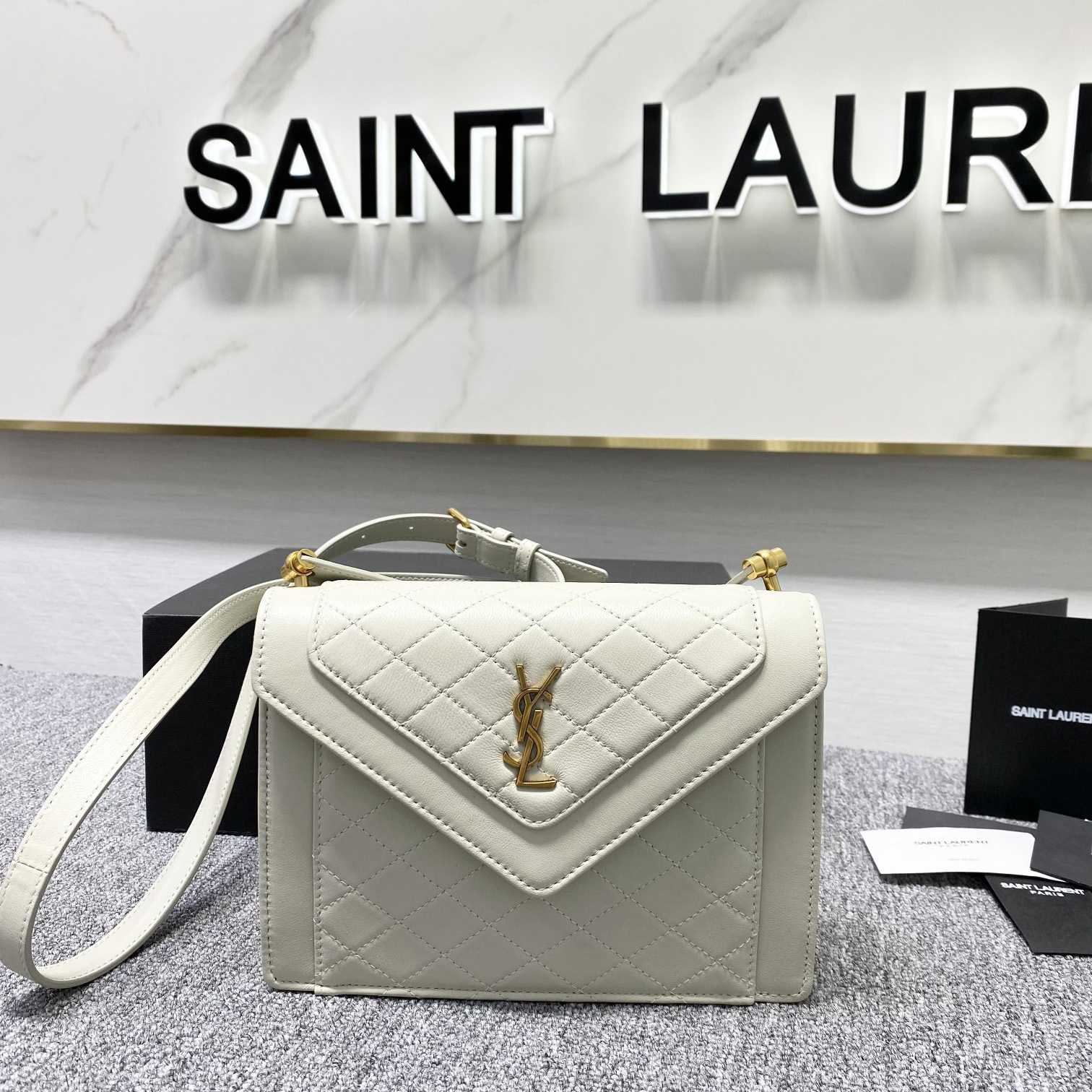 Saint Laurent Gaby Mini-Umhängetasche aus gestepptem Lammleder - EUR FASHION