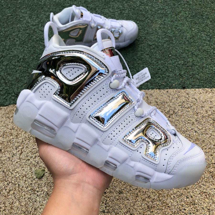 Nike Air More Uptempo Chrome Sneaker 917593-100 - EUR FASHION