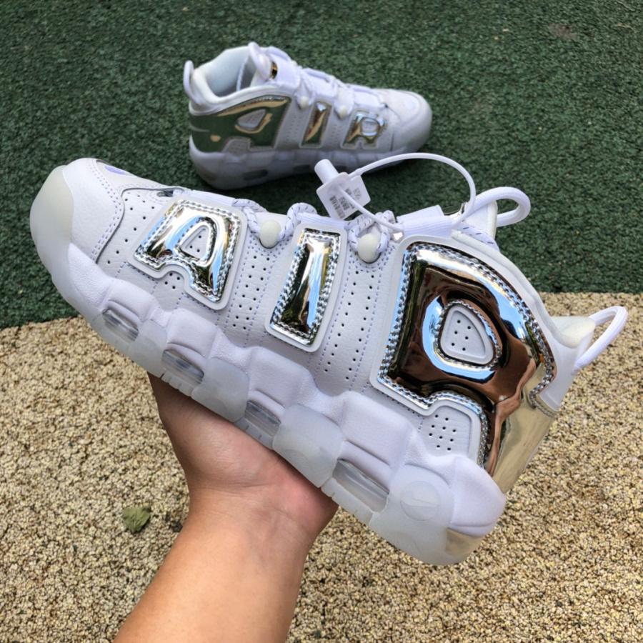 Nike Air More Uptempo Chrome Sneaker 917593-100 - EUR FASHION