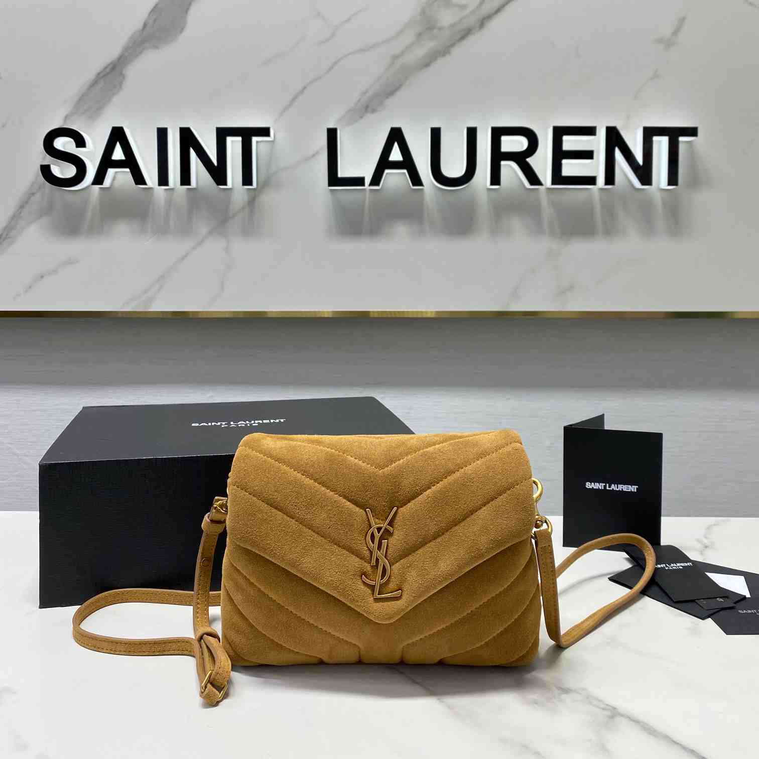 Saint Laurent Loulou Toy Umhängetasche (20x7x15cm) - EUR FASHION