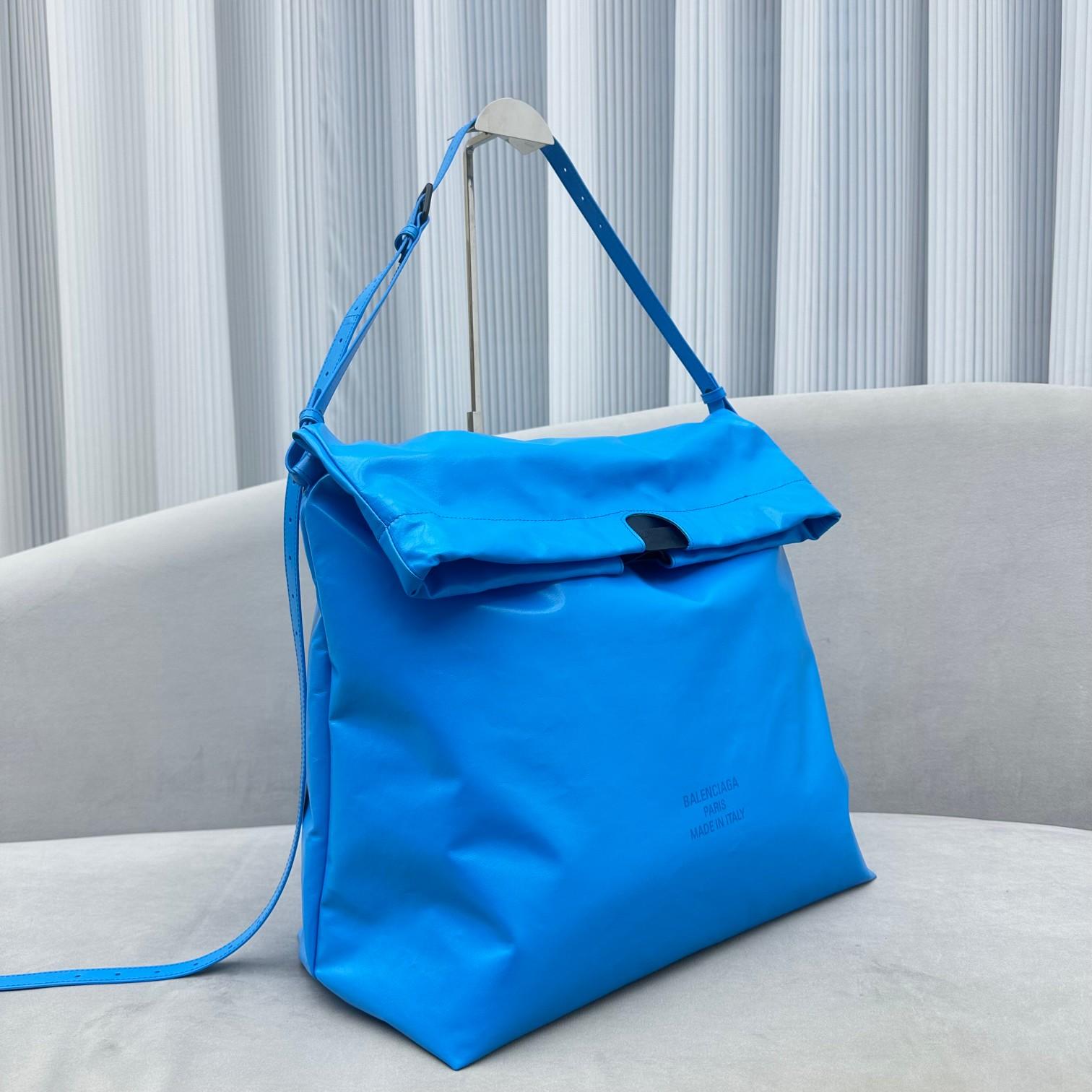 Balenciaga Trash Bag Großer Beutel in Blau (37-40-52 cm) - EUR FASHION