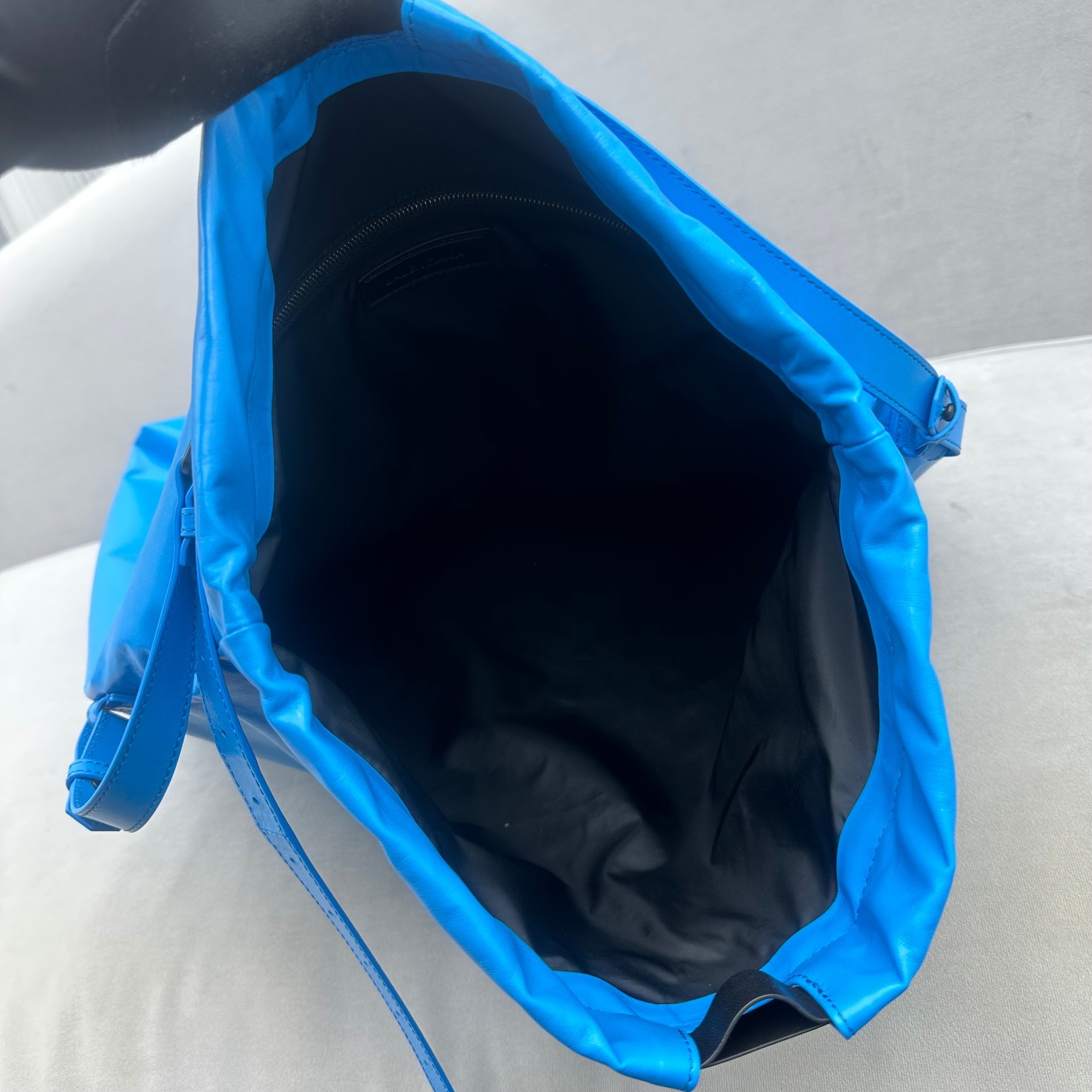 Balenciaga Trash Bag Großer Beutel in Blau (37-40-52 cm) - EUR FASHION
