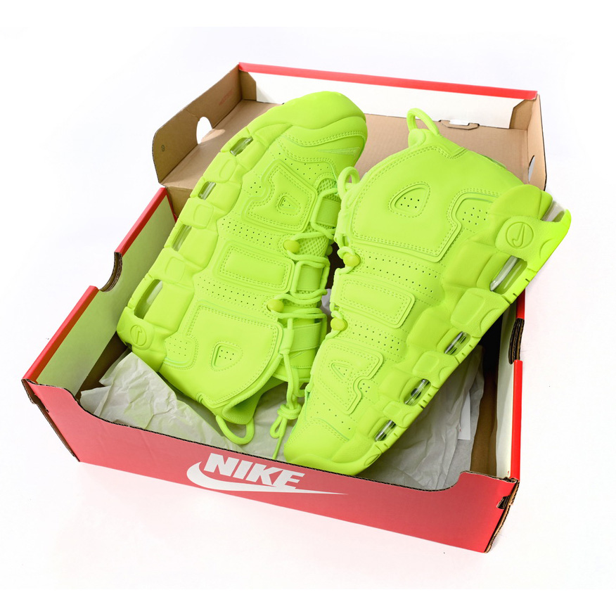 Air More Uptempo Fluoreszierender grüner Sneaker DX1790-700 - EUR FASHION