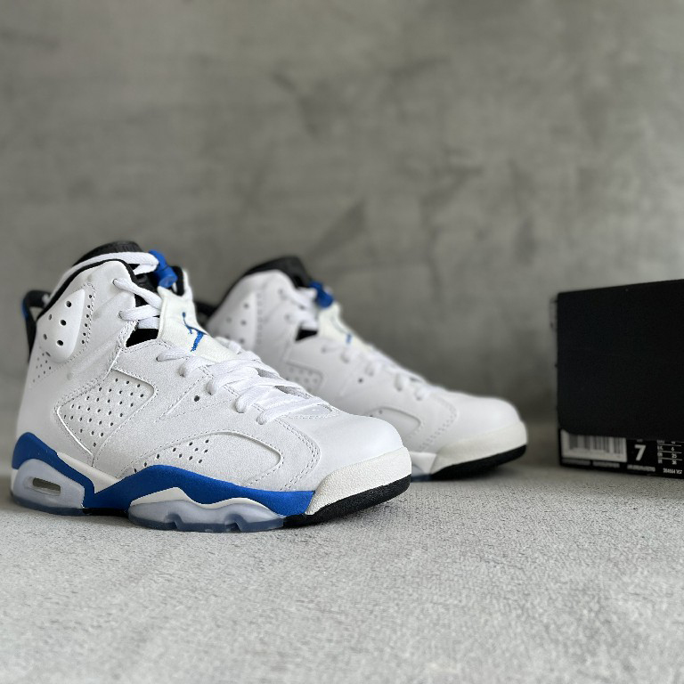 Air Jordan 6 Retro „Sport Blue“ Sneaker 384664-107 - EUR FASHION