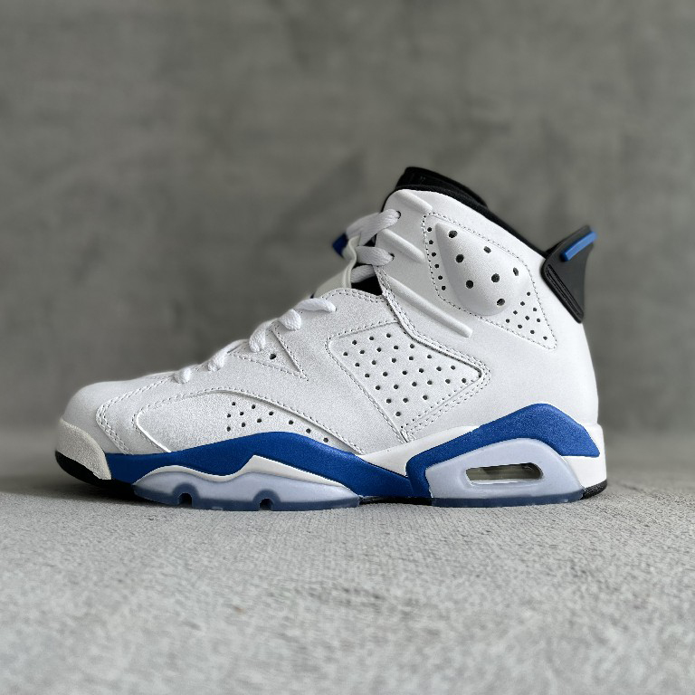 Air Jordan 6 Retro „Sport Blue“ Sneaker 384664-107 - EUR FASHION