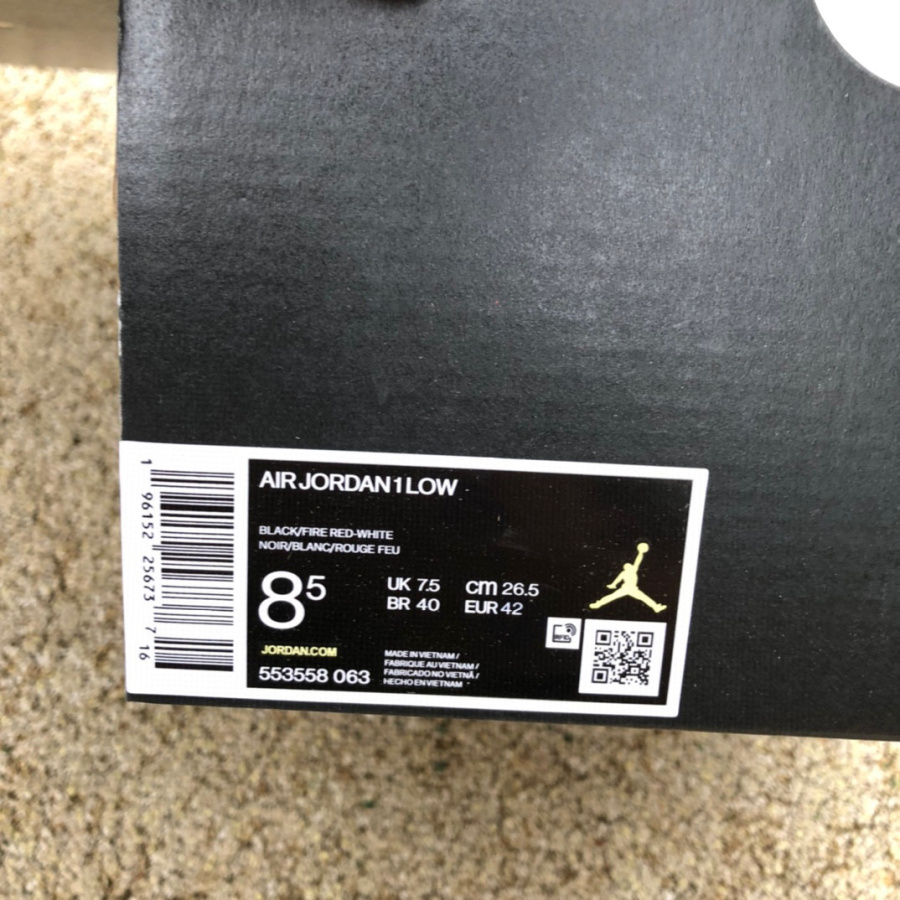 Air Jordan 1 Low AJ1 Sneaker 553558-063 - EUR FASHION