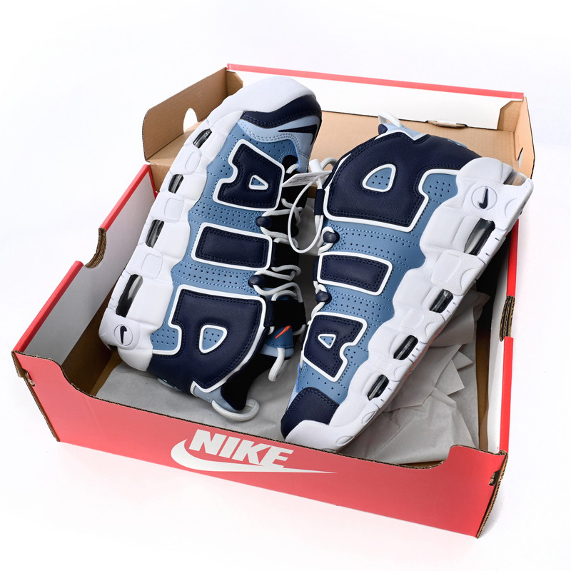 Nike Air More Uptempo Chara Cters Sneaker in Blau und Schwarz 415082-404 - EUR FASHION