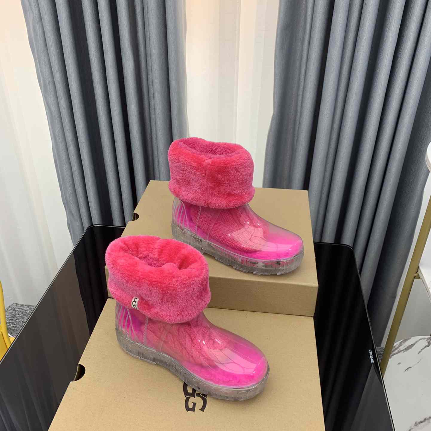 Ugg Drizlita Clear Damen Taffy Pink Modestiefel - EUR FASHION