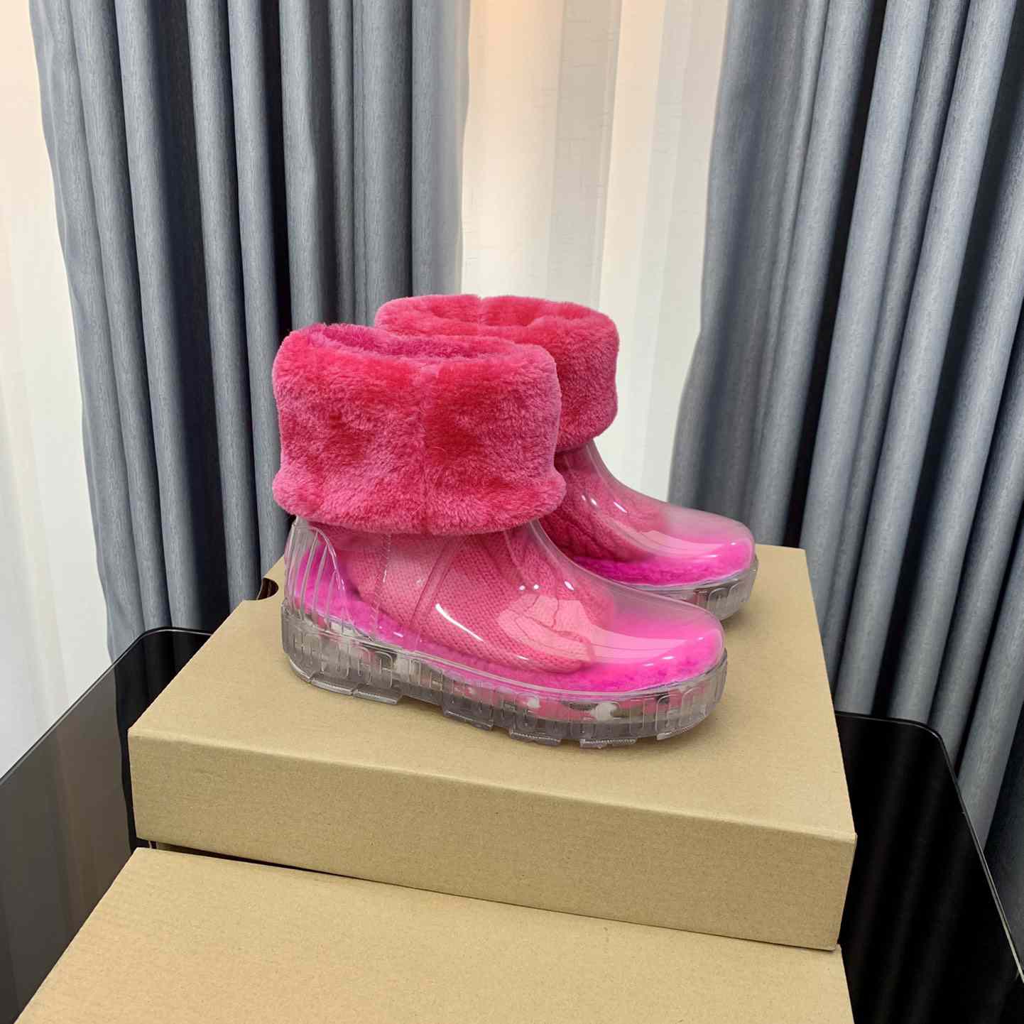 Ugg Drizlita Clear Damen Taffy Pink Modestiefel - EUR FASHION