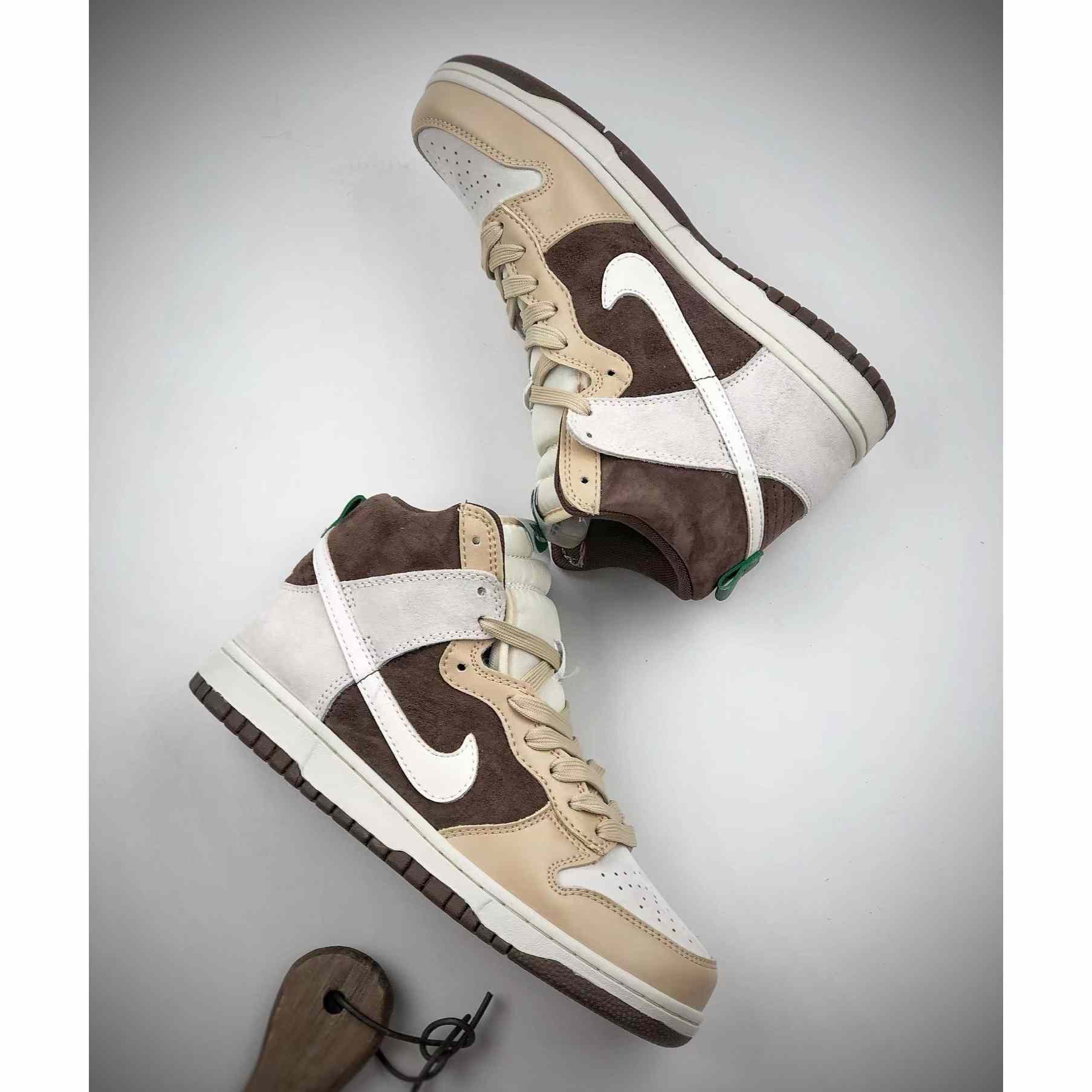 Nike Dunk High „Light Chocolate“-Sneaker DH5348-100 - EUR FASHION