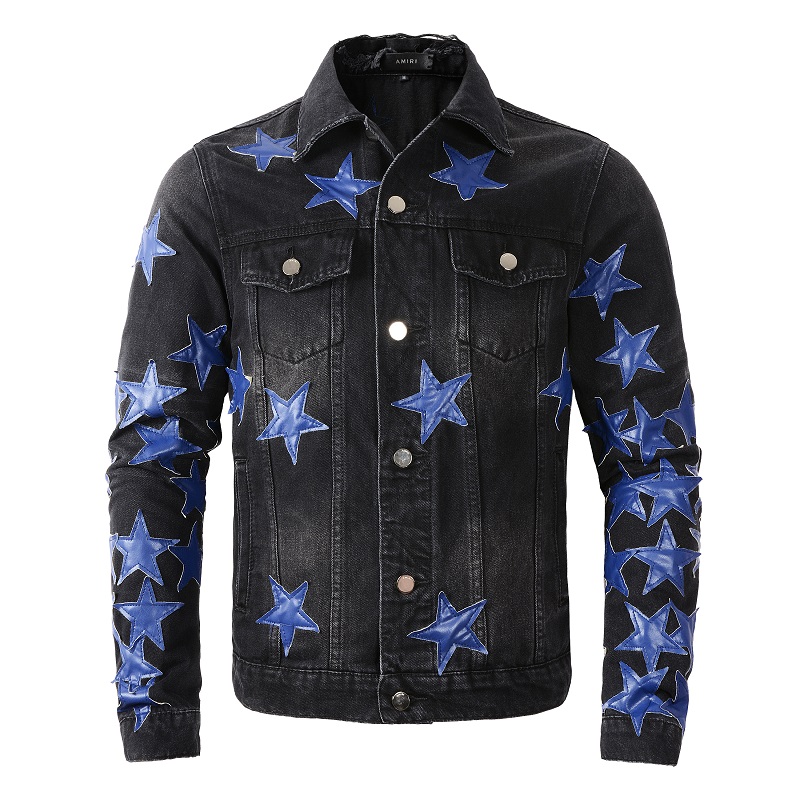 Amiri Chemist Star Trucker-Jacke - EUR FASHION