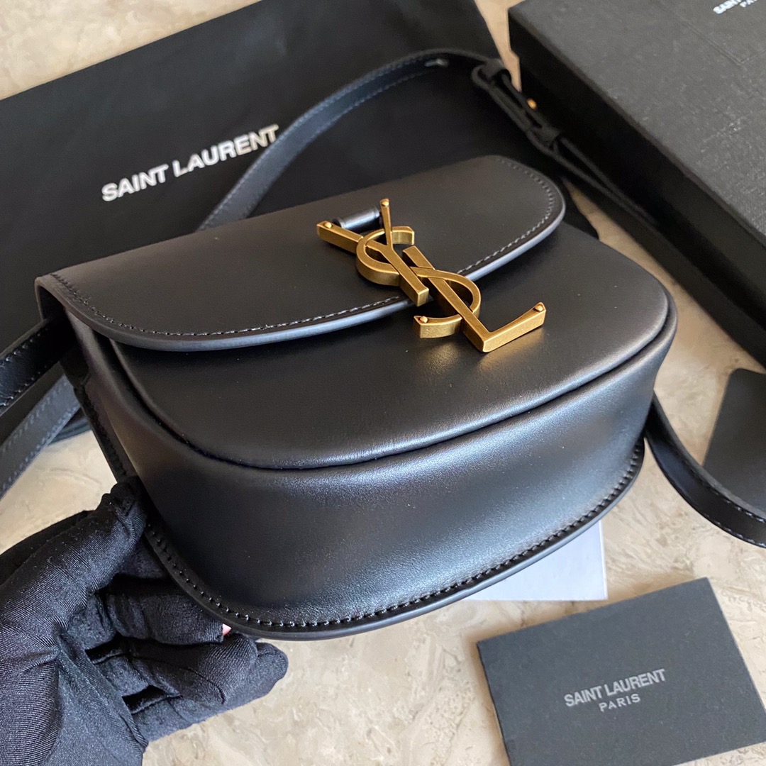 Saint Laurent Kaia Kleine Umhängetasche aus Glattleder - EUR FASHION