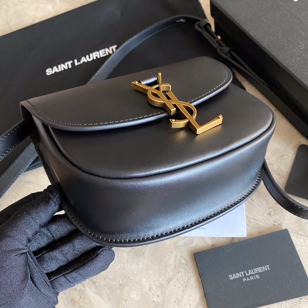 Saint Laurent Kaia Kleine Umhängetasche aus Glattleder - EUR FASHION