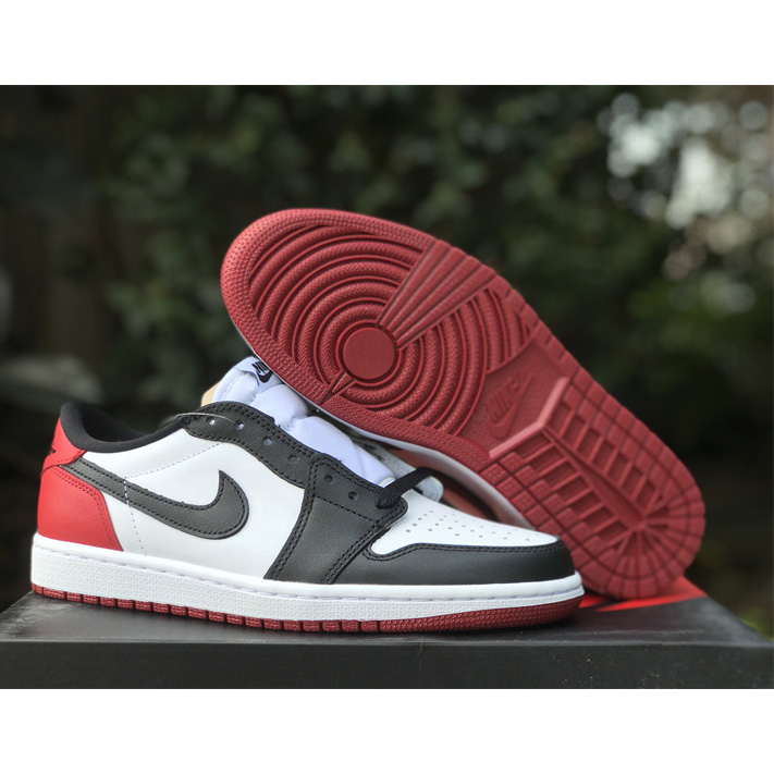 Air Jordan 1 Low „Black Toe“ Sneaker 555088-125 - EUR FASHION