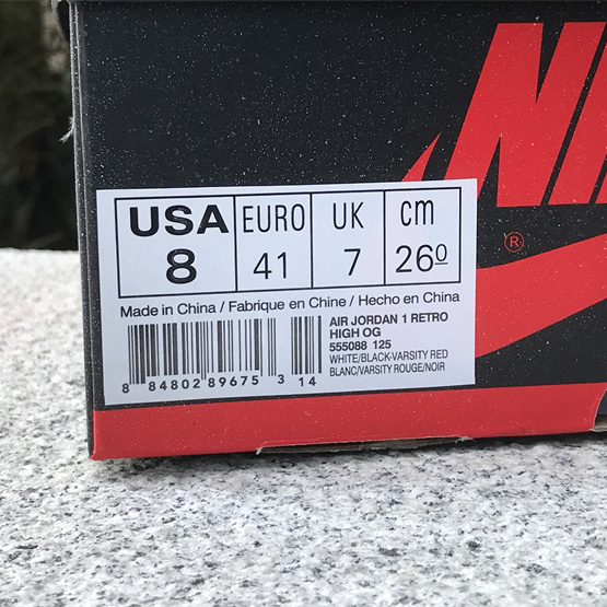 Air Jordan 1 Low „Black Toe“ Sneaker 555088-125 - EUR FASHION
