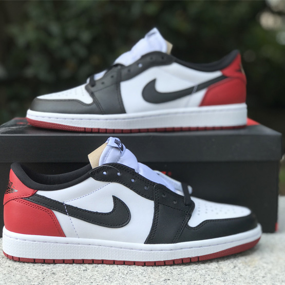 Air Jordan 1 Low „Black Toe“ Sneaker 555088-125 - EUR FASHION