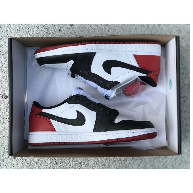 Air Jordan 1 Low „Black Toe“ Sneaker 555088-125 - EUR FASHION