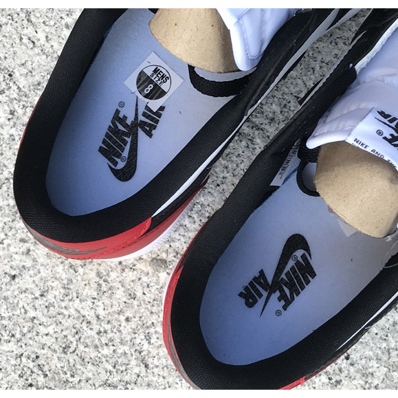 Air Jordan 1 Low „Black Toe“ Sneaker 555088-125 - EUR FASHION