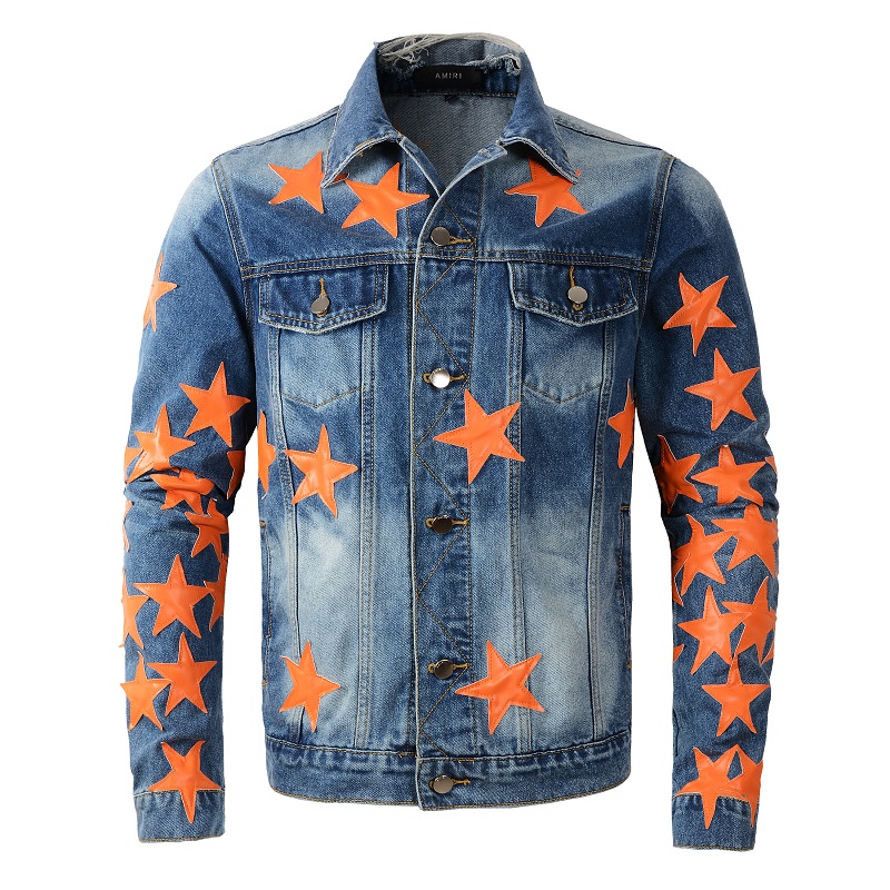 Amiri Chemist Star Trucker-Jacke - EUR FASHION