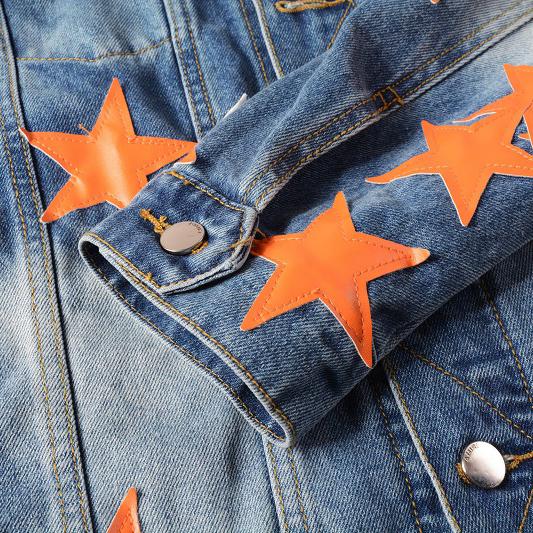 Amiri Chemist Star Trucker-Jacke - EUR FASHION