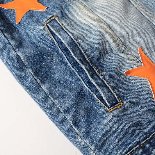 Amiri Chemist Star Trucker-Jacke - EUR FASHION