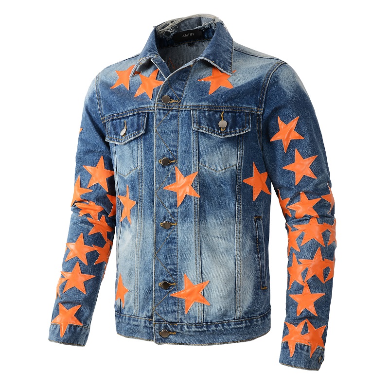 Amiri Chemist Star Trucker-Jacke - EUR FASHION