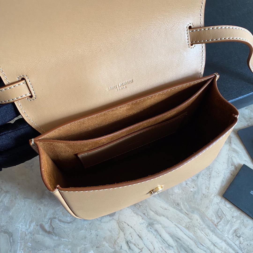 Saint Laurent Kaia Kleine Umhängetasche aus glattem Vintage-Leder - EUR FASHION