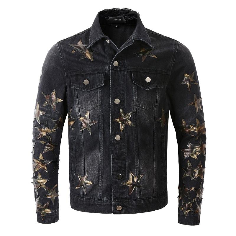 Amiri Chemist Star Trucker-Jacke - EUR FASHION