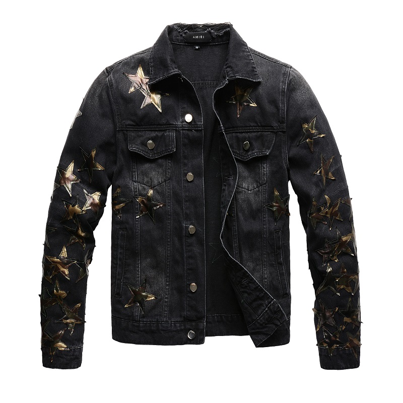 Amiri Chemist Star Trucker-Jacke - EUR FASHION