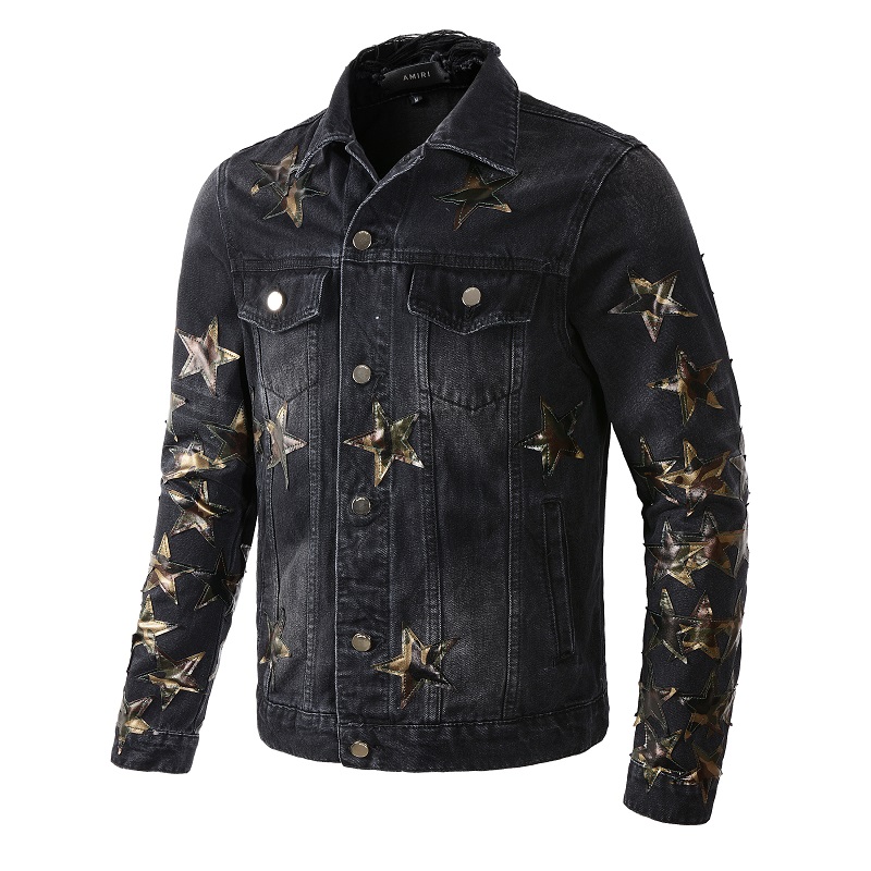 Amiri Chemist Star Trucker-Jacke - EUR FASHION