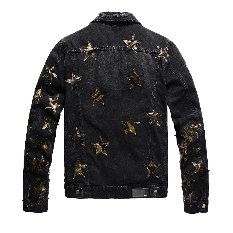 Amiri Chemist Star Trucker-Jacke - EUR FASHION