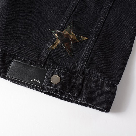 Amiri Chemist Star Trucker-Jacke - EUR FASHION