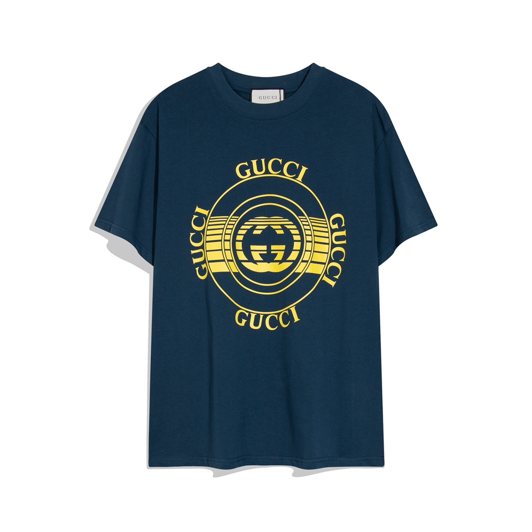 Gucci Record bedrucktes T-Shirt - EUR FASHION