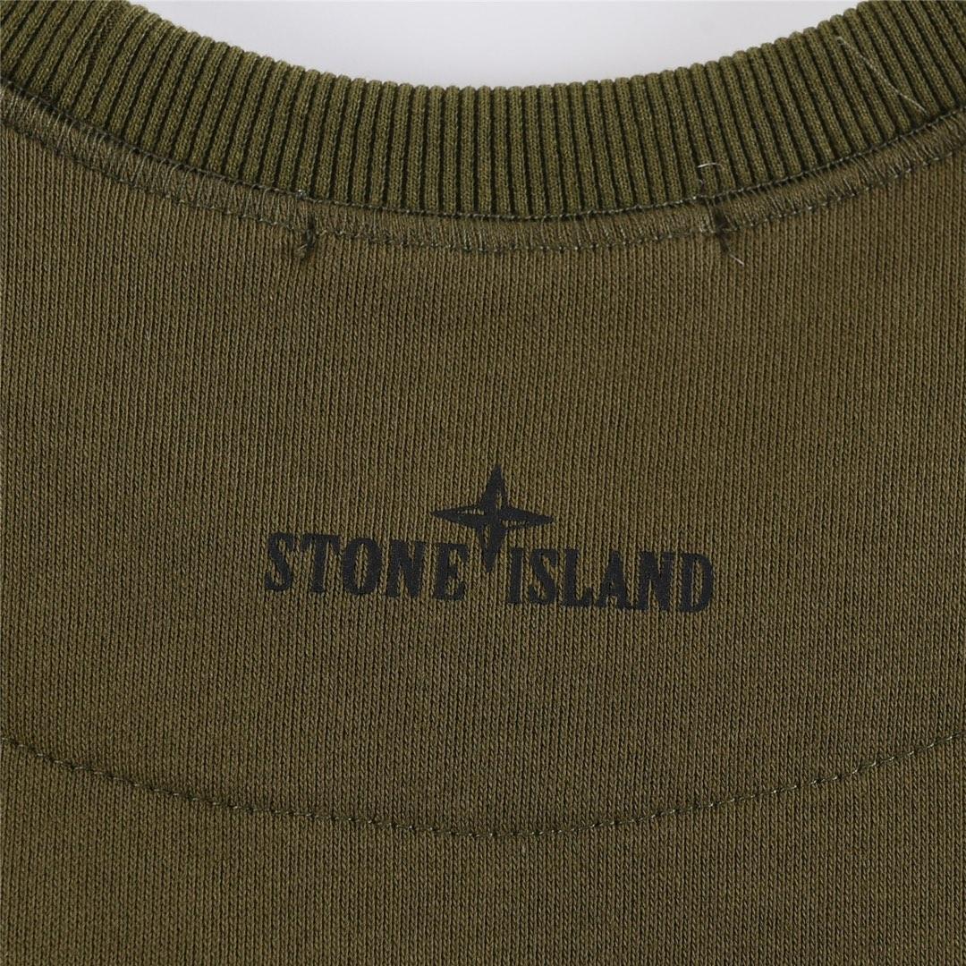 Sweatshirt mit Rundhalsausschnitt von Stone Island - EUR FASHION