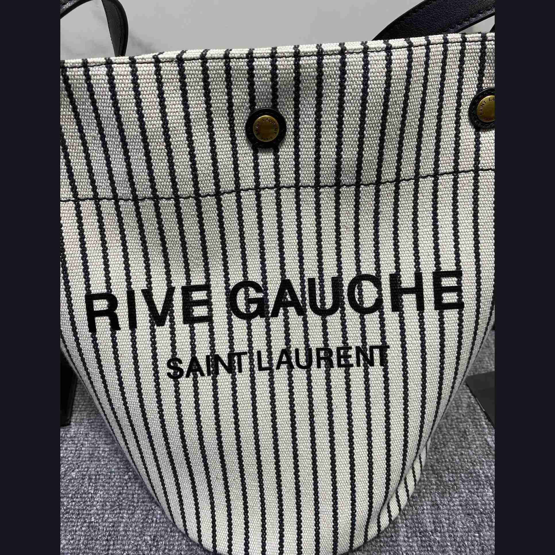 Saint Laurent YSL Rive Gauche Bucket Canvas (31x20x27,5cm) - EUR FASHION