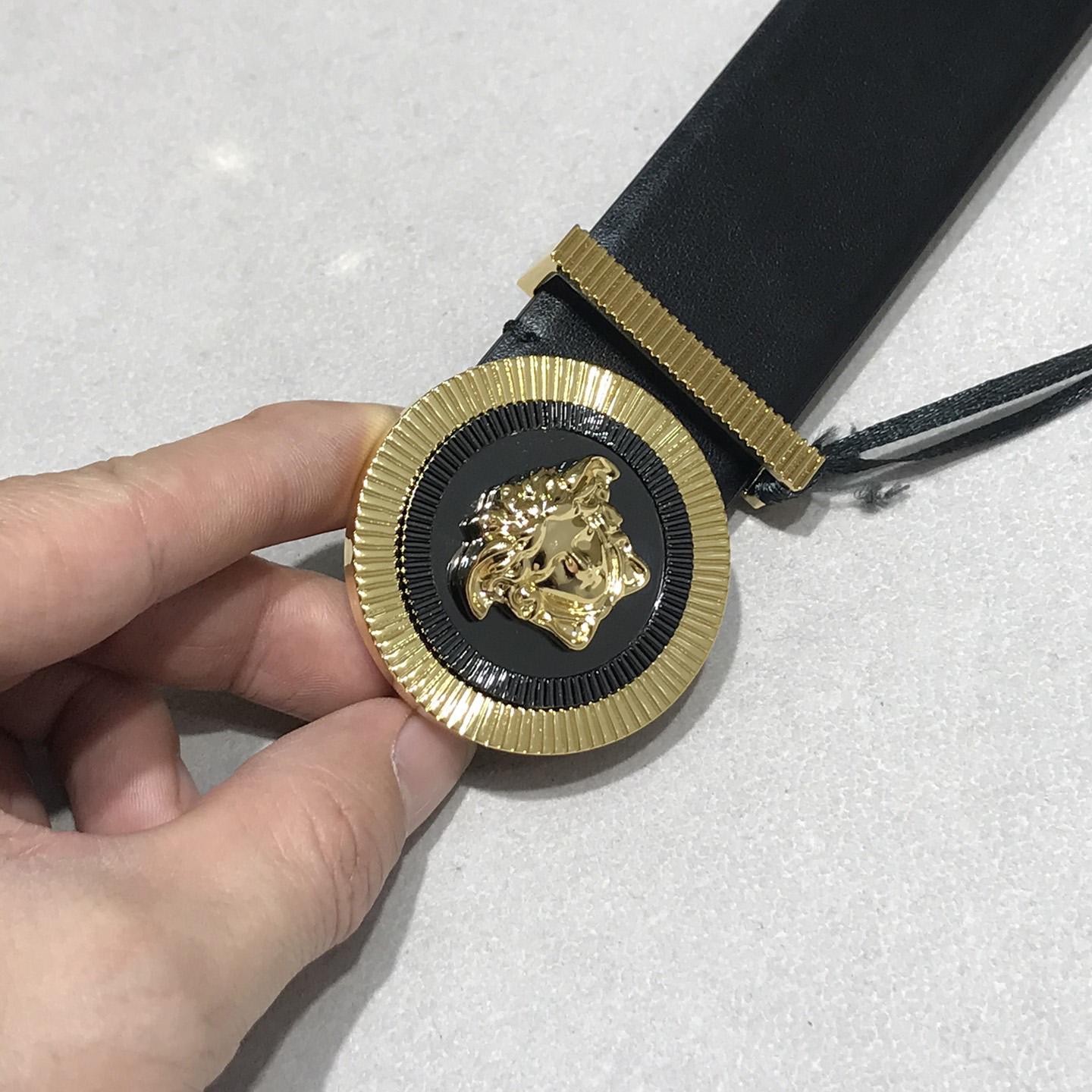 Versace Medusa Ledergürtel 38 mm - EUR FASHION