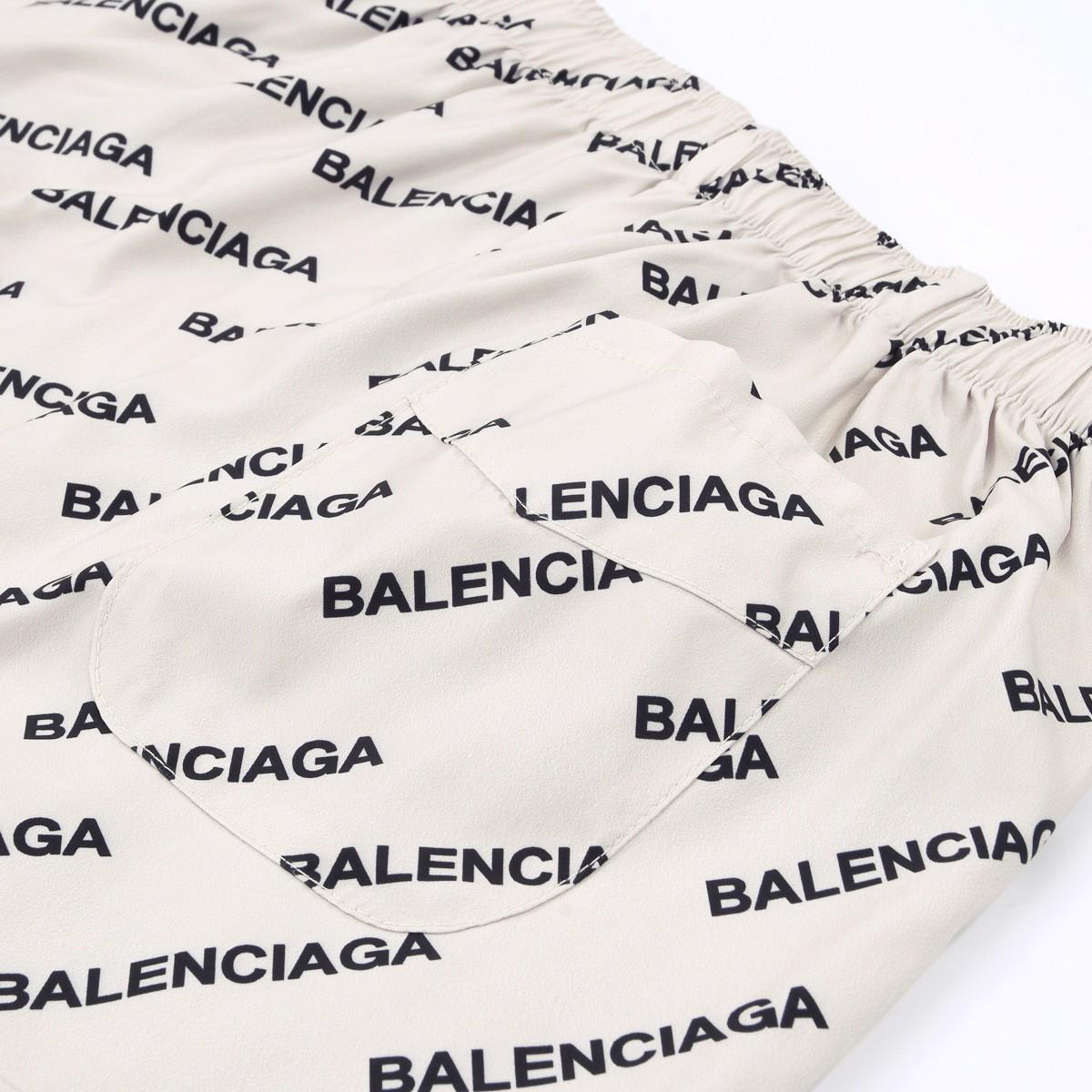 Balenciaga Pyjama-Hose mit Logo-Print - EUR FASHION