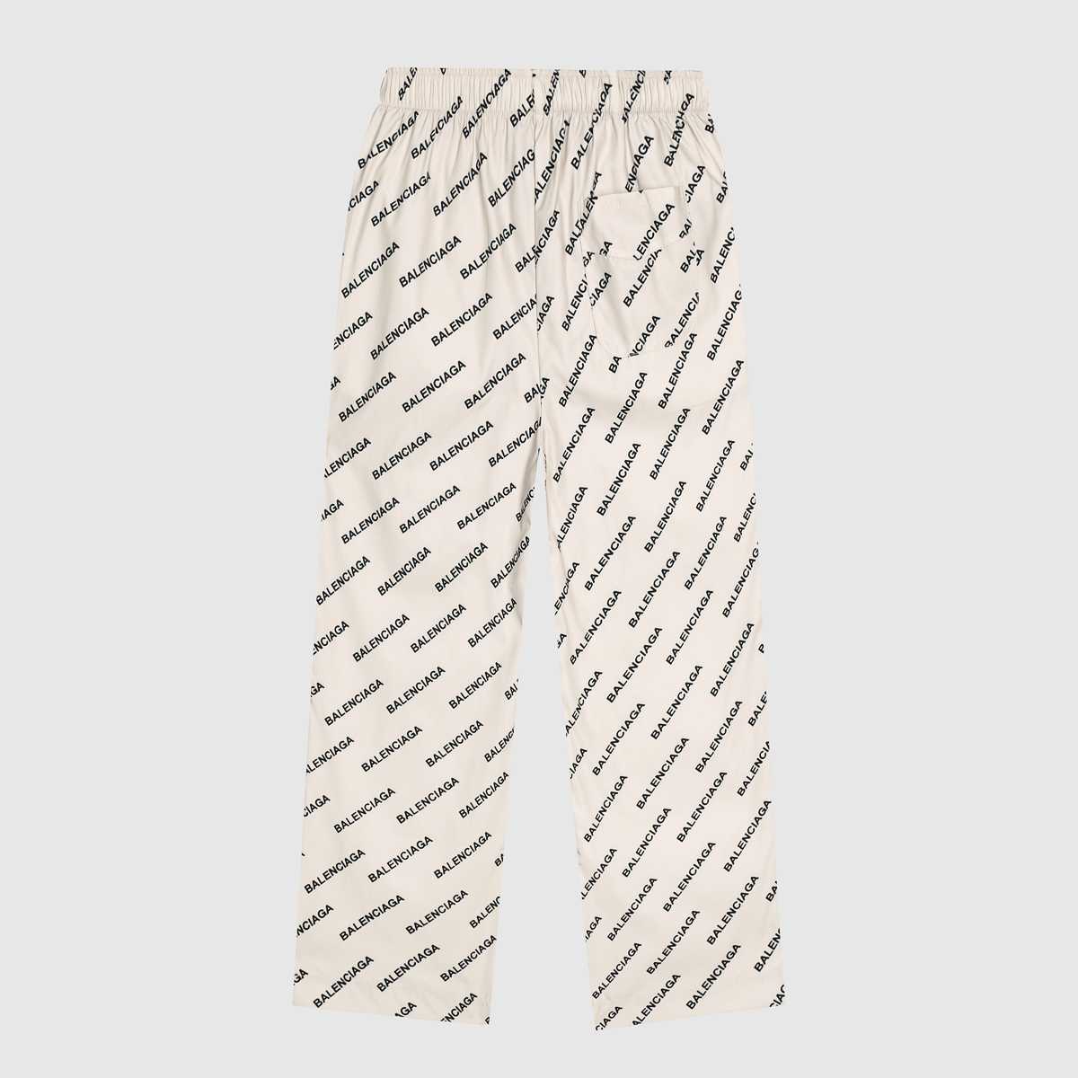Balenciaga Pyjama-Hose mit Logo-Print - EUR FASHION
