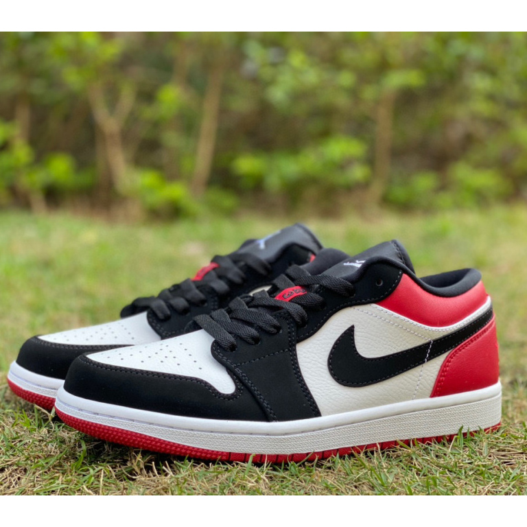 Air Jordan 1 Low „Black Toe“ Sneaker 553558-116 - EUR FASHION