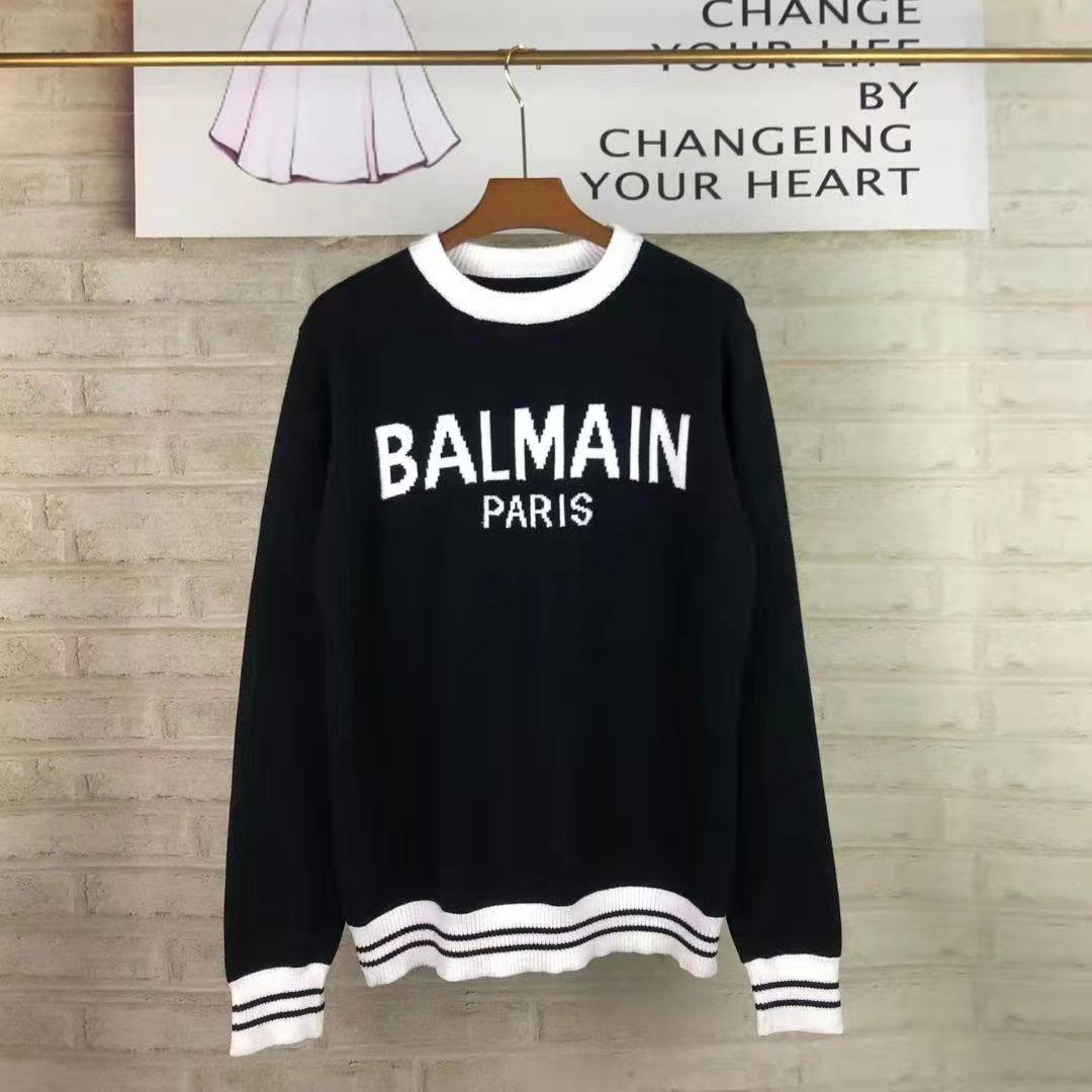 Balmain-Wollpullover mit Balmain-Logo - EUR FASHION