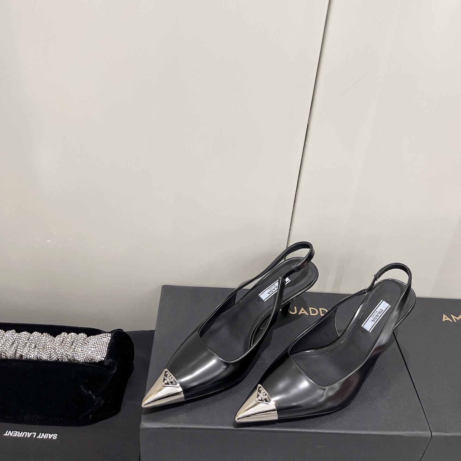 Prada 75 mm Slingback-Pumps - EUR FASHION