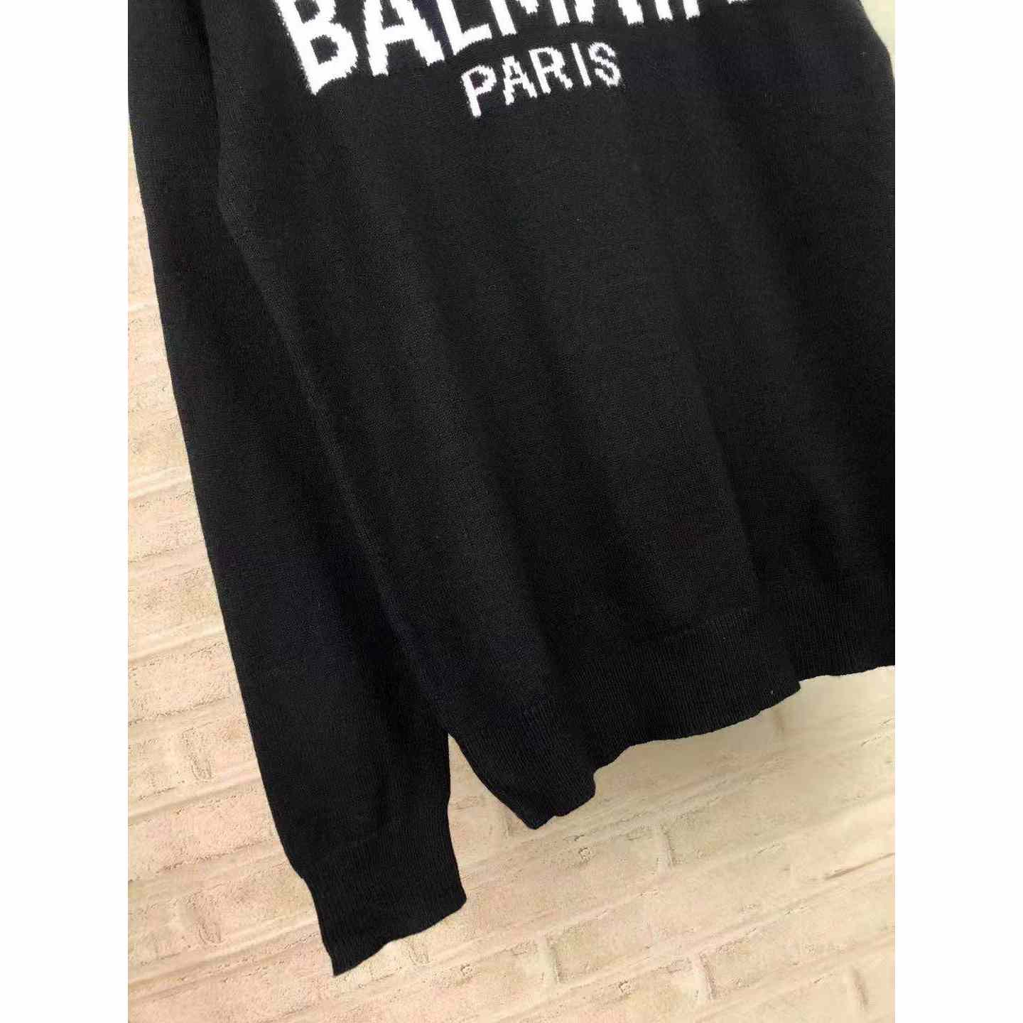 Balmain-Wollpullover mit Balmain-Logo - EUR FASHION