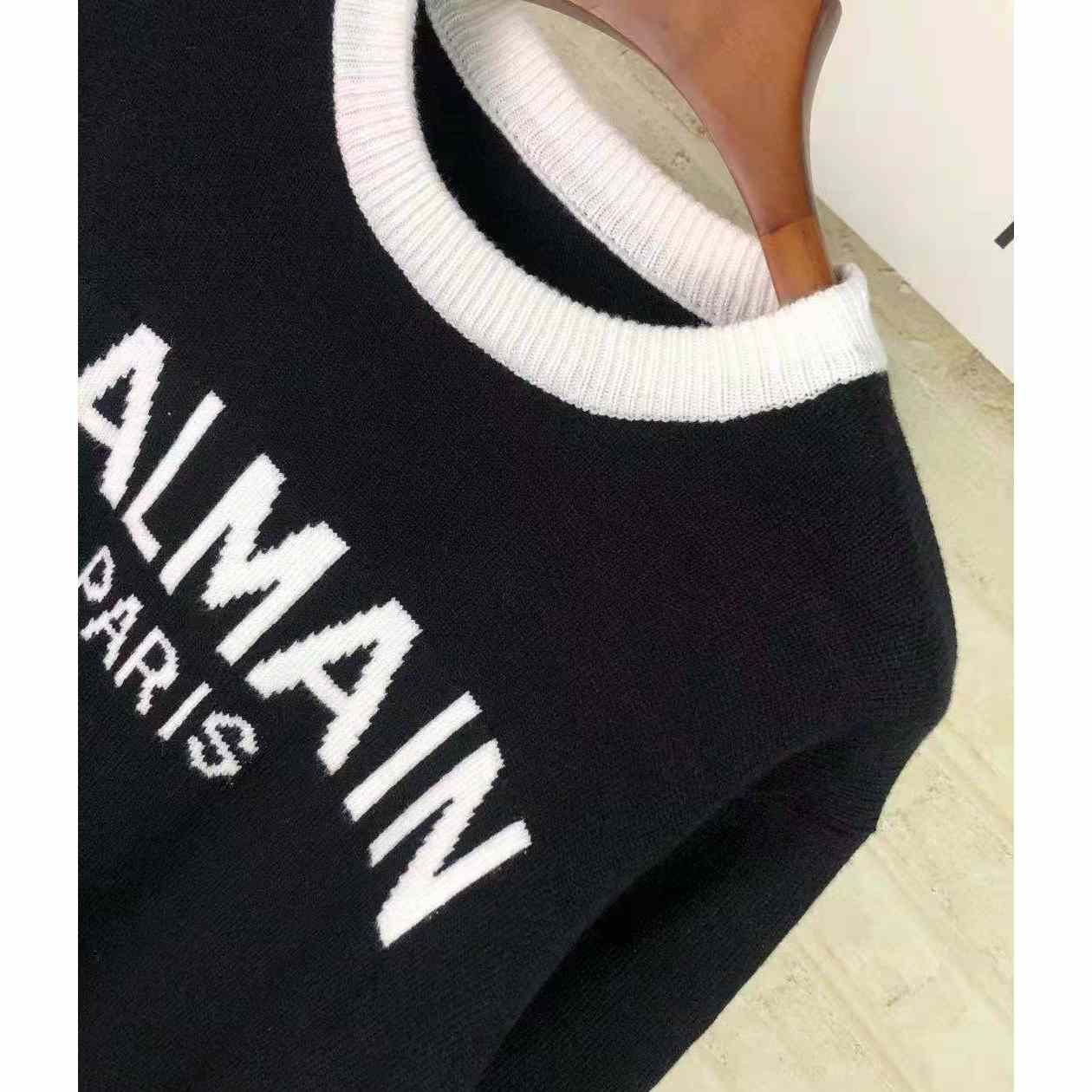 Balmain-Wollpullover mit Balmain-Logo - EUR FASHION