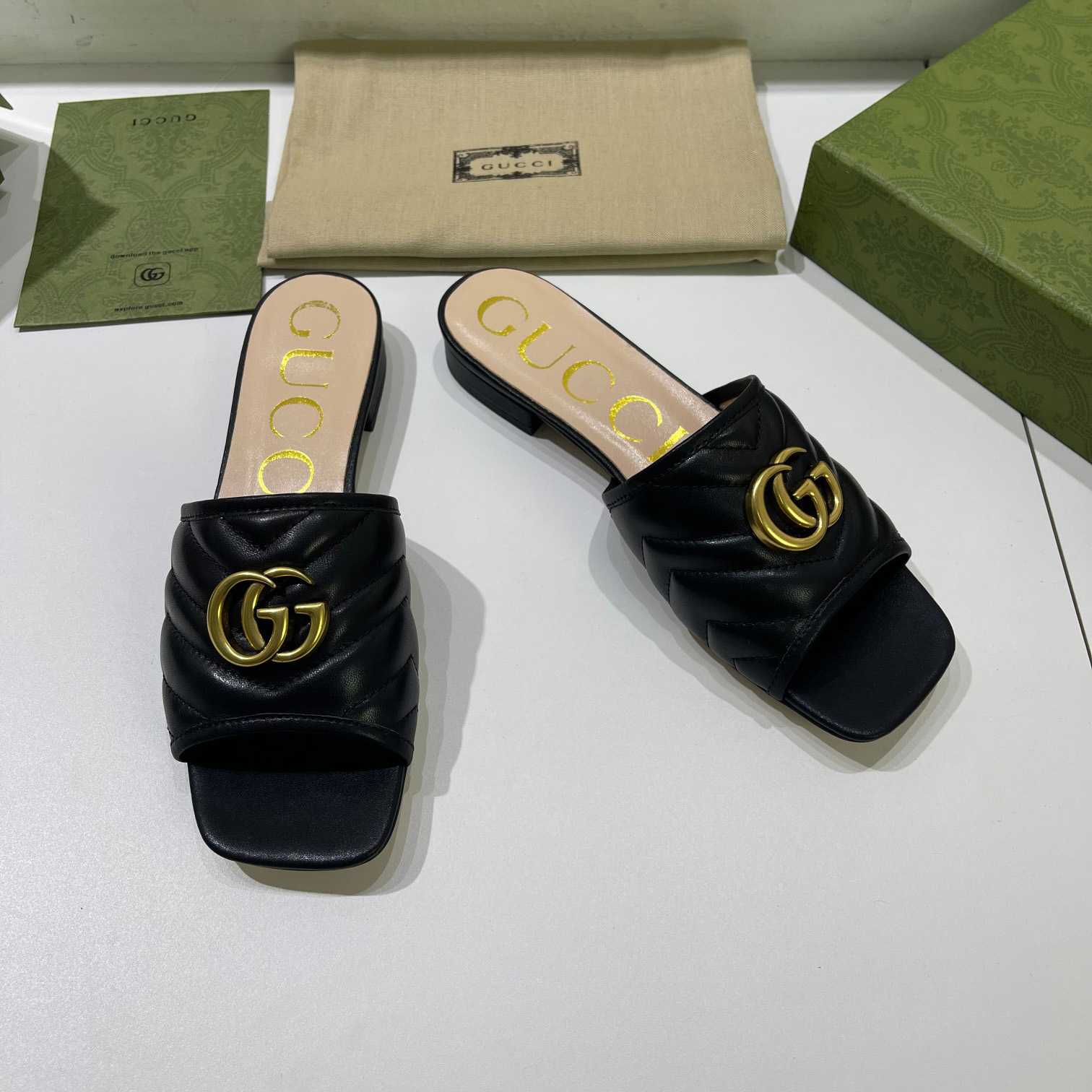 Gucci Damen-Slide mit Doppel-G - EUR FASHION