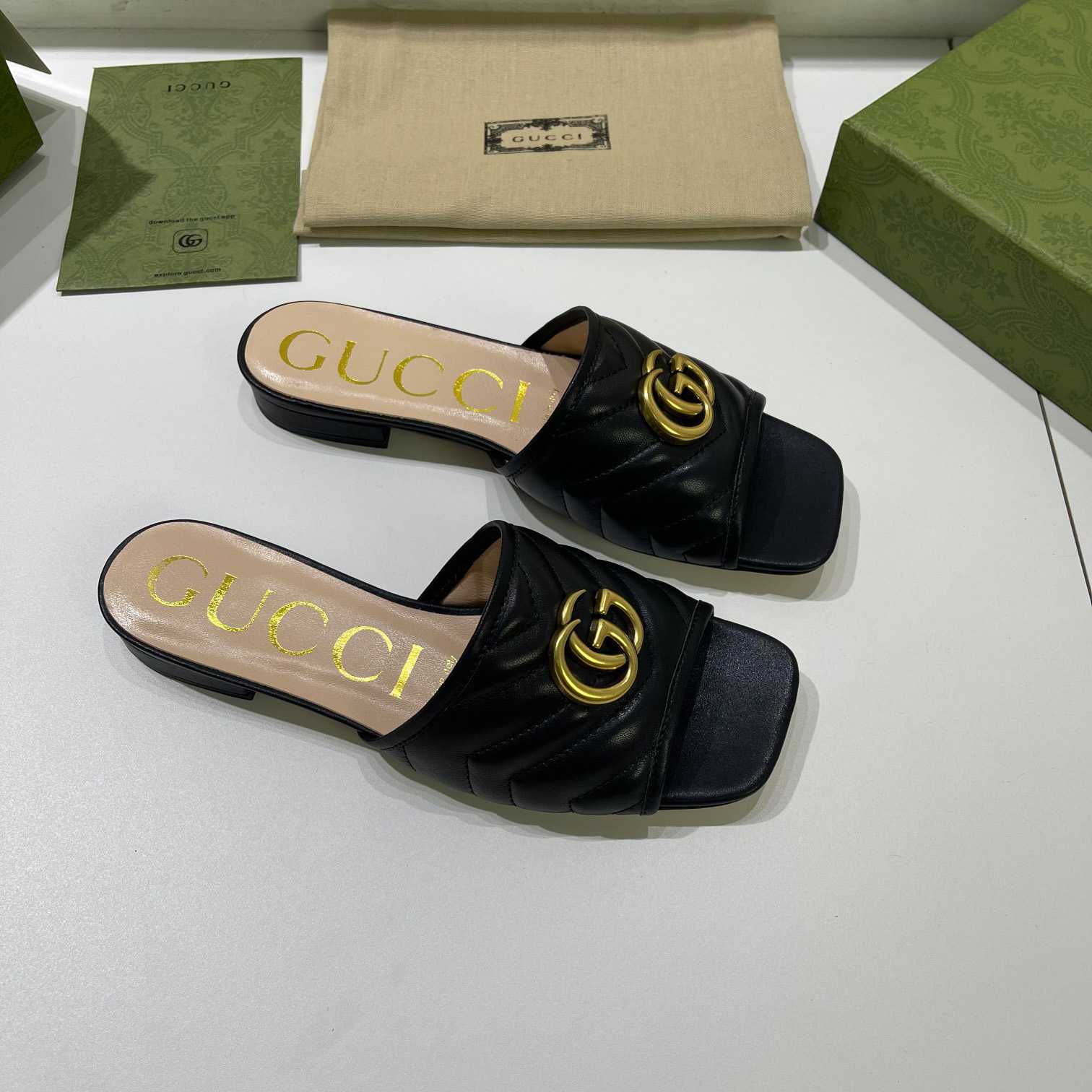 Gucci Damen-Slide mit Doppel-G - EUR FASHION