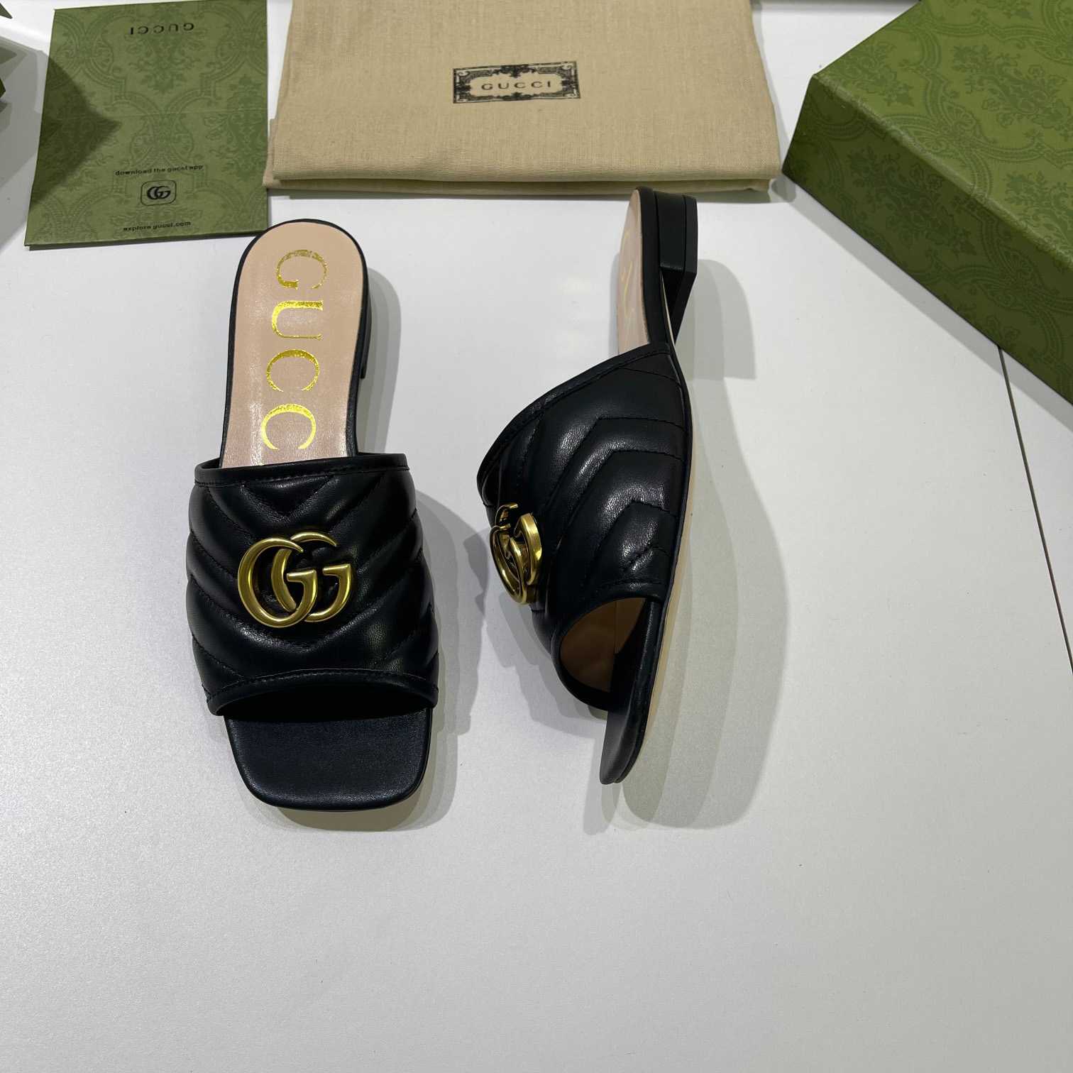 Gucci Damen-Slide mit Doppel-G - EUR FASHION