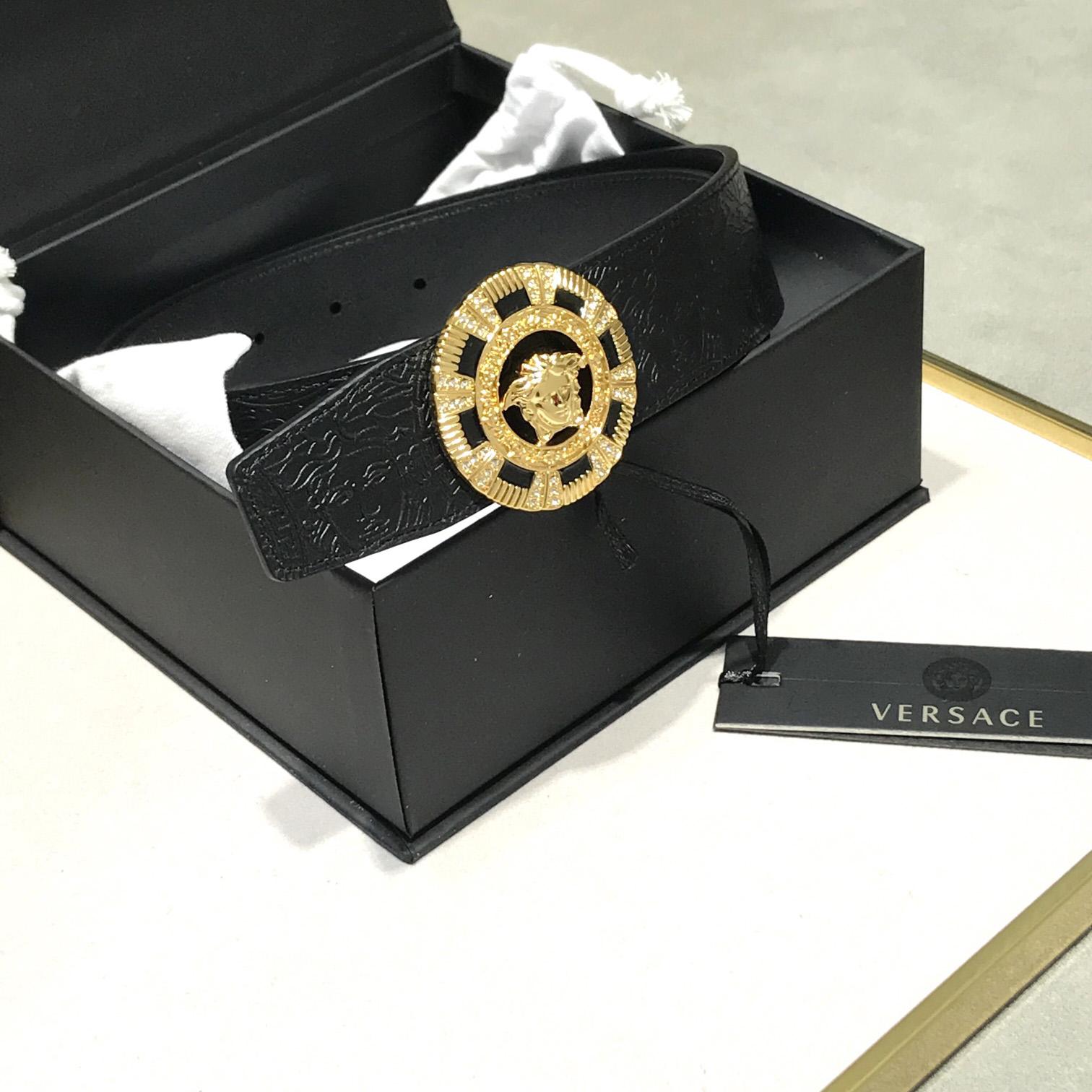 Versace Medusa Ledergürtel 39 mm - EUR FASHION